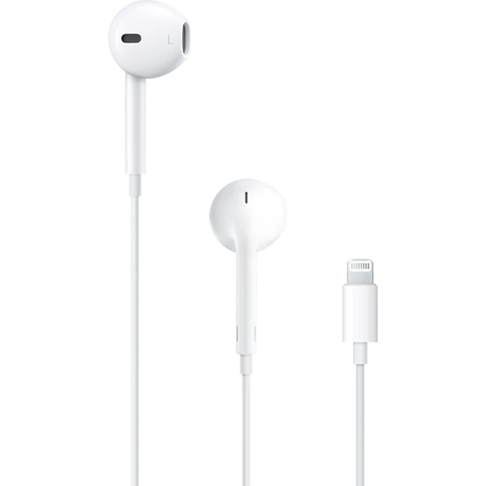 Γνήσια Ακουστικά Apple EarPods Earbuds Handsfree με βύσμα Lighting Λευκά